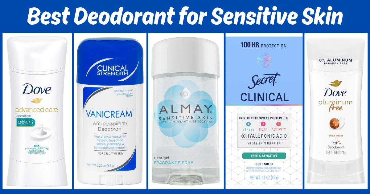 Best Deodorant for Sensitive Skin